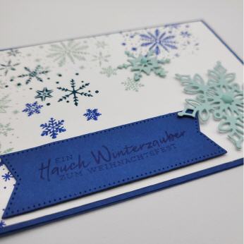 Weihnachtskarte, Blaubeere