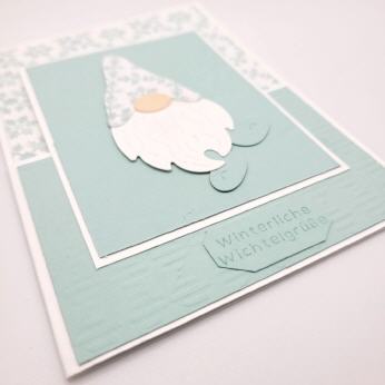 Weihnachtskarte Aquamarin No2