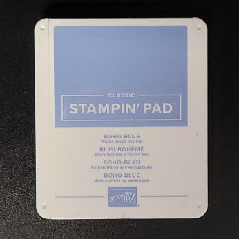 Stempelkissen in Boho Blau