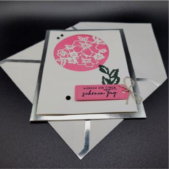 LE Karte zum Geburtstag, Blumen