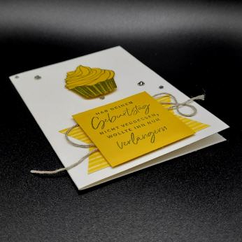 Geburtstagskarte, Grundweiss