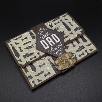 Gutscheinkarte "Best Dad", Espresso